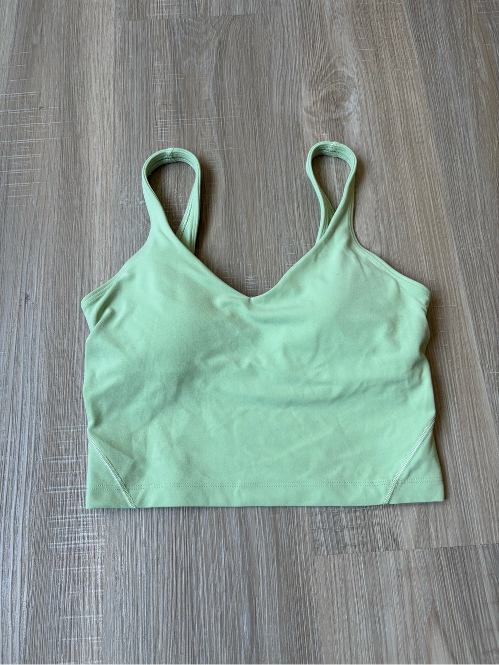 Lululemon Align Tank Top  A/B Cup Light Green Womens Size 4 Pilates Yoga Gym